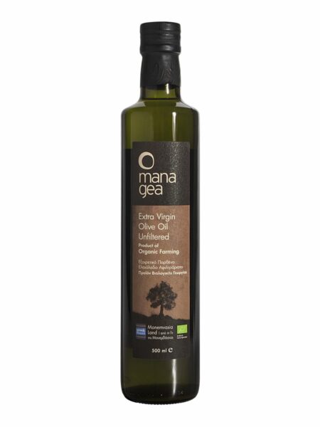 Органічна нефільтрована оливкова олія Mana Gea
